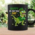 St Patricks Day Leprechaun Dinosaur Dino Happy St Pat Trex Coffee Mug Gifts ideas