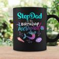 Stepdad Of The Birthday Mermaid Family Matching Party Squad Coffee Mug Gifts ideas