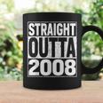 Straight Outta 2008 15Th Birthday Gifts Vintage 15 Years Old Coffee Mug Gifts ideas