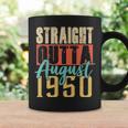Straight Outta August 1950 70Th Awesome Birthday Gifts Coffee Mug Gifts ideas