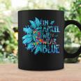 Sunflower Puzzle In April We Wear Blue Autism Awareness Coffee Mug Gifts ideas