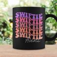 Swiftie Aunt Funny Aunt Mothers Day Groovy Coffee Mug Gifts ideas