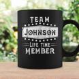 Team Johnson Life Time Member Family Name Coffee Mug Gifts ideas