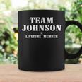 Team Johnson Surname Family Last Name Gift Coffee Mug Gifts ideas