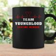 Team Youngblood Lifetime Member Surname Last Name Coffee Mug Gifts ideas
