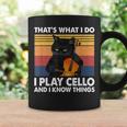 Thats What I Do I Play Cello And I Know Things Coffee Mug Gifts ideas