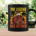 The Legend Has Retired Palm Trees Fireman Proud Firefighter Coffee Mug Gifts ideas