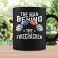 The Man Behind The Firecracker 4Th Of July Pregnancy New Dad Coffee Mug Gifts ideas