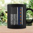 Thin Blue Line Police Support Autism 4Th July Mom Dad Flag Coffee Mug Gifts ideas