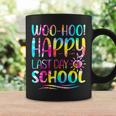 Tie Dye Woo Hoo Happy Last Day Of School Funny Kids Teacher Coffee Mug Gifts ideas