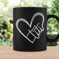 Titi Heart Minimalist Auntie Best Aunt Ever Gift Coffee Mug Gifts ideas