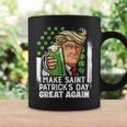Trump Make St Patricks Day Great Again Funny Men Shamrock Coffee Mug Gifts ideas