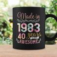 Turning 40 Birthday Decoration Women 40Th Bday 1983 Birthday Coffee Mug Gifts ideas