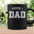 Type 1 Dad Awareness Sports Style Father Diabetes Coffee Mug Gifts ideas