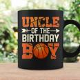 Uncle Of The Birthday Boy Basketball Father Dad Funny Gift For Mens Coffee Mug Gifts ideas