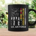 Us Air Force Vietnam Veteran With American Flag Coffee Mug Gifts ideas