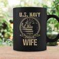 Us Na Vy Proud Wife Veteran Day Memorial Day Military Wife Coffee Mug Gifts ideas