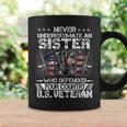 Us Veteran Sister Veterans Day Us Patriot Patriotic Coffee Mug Gifts ideas
