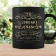 Vintage 1948 Tassen zum 75. Geburtstag für Damen und Herren Geschenkideen