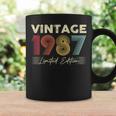 Vintage 1987 Wedding Anniversary Born In 1987 Birthday Party Coffee Mug Gifts ideas
