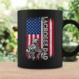 Vintage American Flag Lacrosse Dad Daddy Men Gift Coffee Mug Gifts ideas