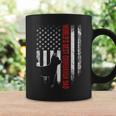 Vintage American Flag Worlds Best Chihuahua Dad Silhouette Coffee Mug Gifts ideas