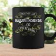Vintage Bassett Hound Retro Love Best Breed Mom Dad Doggo Coffee Mug Gifts ideas
