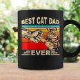 Vintage Best Cat Dad Ever And Retro For Dad Men Fathers Day Coffee Mug Gifts ideas