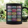Vintage Cassette Tapes Collection 80S 90S Music Mixtape Coffee Mug Gifts ideas