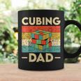 Vintage Cubing Dad Funny Speedcubing Math Lovers Coffee Mug Gifts ideas