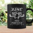 Vintage June Made In 1948 70Th Birthday Gift Coffee Mug Gifts ideas