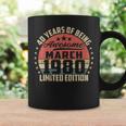 Vintage March 1980 40 Year Old Bday Gifts 40Th Birthday Coffee Mug Gifts ideas