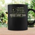 Vintage Proud Army Dad Camo American Flag Veteran Gift Coffee Mug Gifts ideas