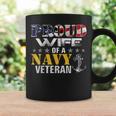 Vintage Proud Wife Of A Navy For Veteran Gift Coffee Mug Gifts ideas