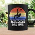 Vintage Retro Best Soccer Dad Ever Gift Footballer Father Coffee Mug Gifts ideas