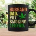 Vintage Retro Husband Dad Pot Smoking Weed Legend Gift Coffee Mug Gifts ideas