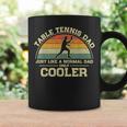 Vintage Table Tennis Dad Just Like A Normal Dad Only Cooler Gift For Mens Coffee Mug Gifts ideas