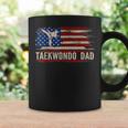 Vintage Taekwondo Dad American Usa Flag Sports The Kick Coffee Mug Gifts ideas