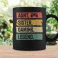 Vintage Tante Siter Gaming Legende Retro Video Gamer Tante Tassen Geschenkideen