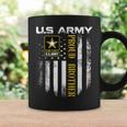Vintage US Army Proud Brother With American Flag Gift Coffee Mug Gifts ideas