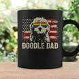 Vintage Usa American Flag Doodle Dad Lgbt Gay Pride Coffee Mug Gifts ideas