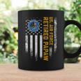 Vintage Usa Flag Retired Us Air Force Veteran Papaw Coffee Mug Gifts ideas