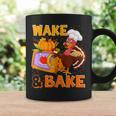 Wake Bake Turkey Feast Meal Dinner Chef Funny Thanksgiving Coffee Mug Gifts ideas