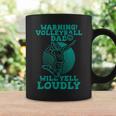 Warning Volleyball Dad Will Yell Loudly Gift For Mens Coffee Mug Gifts ideas