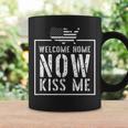 Welcome Home Soldier - Kiss Me Deployment Military Coffee Mug Gifts ideas