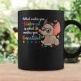 What Makes You Different Autism Awareness Kids Elephant Mom Coffee Mug Gifts ideas
