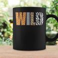 Wild Animal Pattern Giraffe Wolf Leopard Zebra Animal Print Coffee Mug Gifts ideas