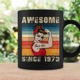 Womens 50 Year Old Awesome Since 1973 50Th Birthday Gifts Women Coffee Mug Gifts ideas