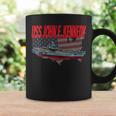 Womens Aircraft Carrier Uss John F Kennedy Cv-67 Grandpa Dad Son Coffee Mug Gifts ideas