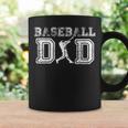 Womens Baseball Dad Fathers Day For Daddy Papa Father Dad Daddy Coffee Mug Gifts ideas